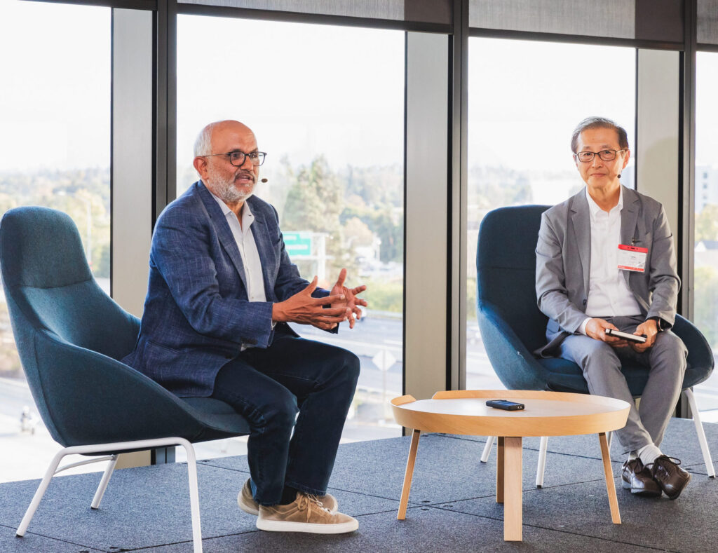 Business Associates walking